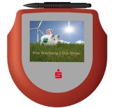 Optional colour housing with company´s logo