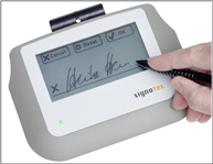 Планшет ввода биометрической подписи